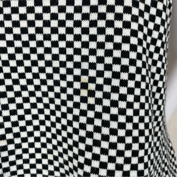🔥Talbots Made in Italy Black White Checker Cardigan Sweater Set Women Size S - Picture 15 of 15